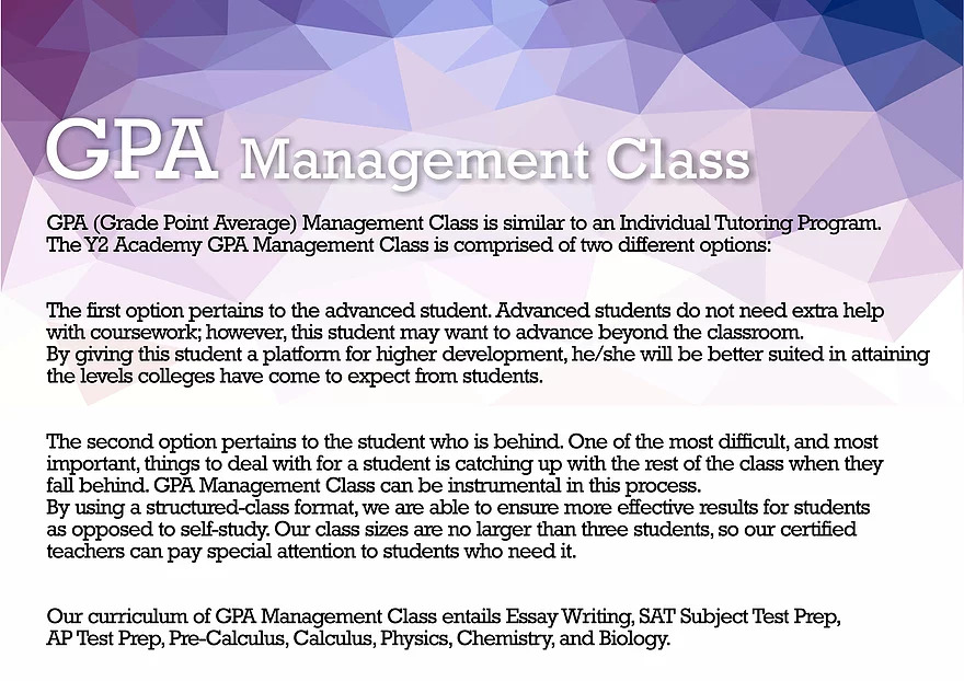 GPA-MANAGEMENT class